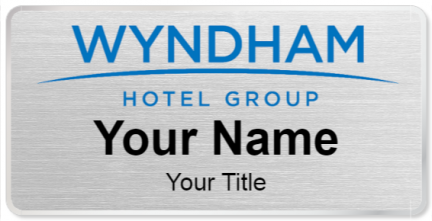 Custom name badges for Wyndham Hotel
