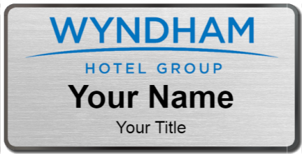 Custom name badges for Wyndham Hotel