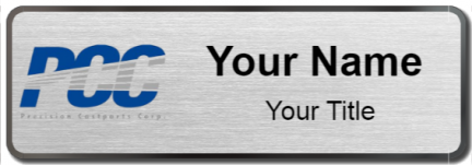 Custom name badges for Precision Castparts Corporation