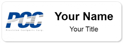 Custom name badges for Precision Castparts Corporation