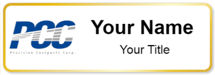 Custom name badges for Precision Castparts Corporation
