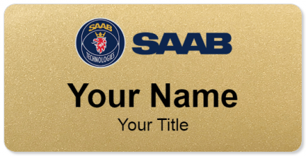 Custom name badges for SAAB Technologies