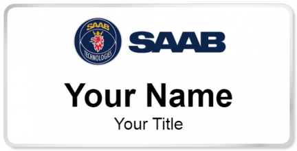 Custom name badges for SAAB Technologies