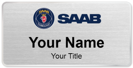 Custom name badges for SAAB Technologies