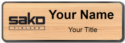 Custom name badges for SAKO Limited