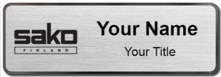 Custom name badges for SAKO Limited