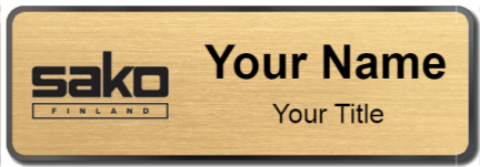 Custom name badges for SAKO Limited