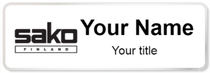 Custom name badges for SAKO Limited