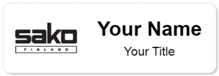 Custom name badges for SAKO Limited