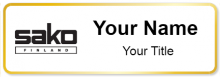 Custom name badges for SAKO Limited