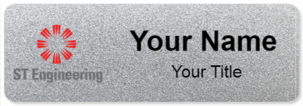 Custom name badges for ST Engineering