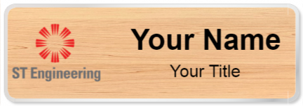 Custom name badges for ST Engineering
