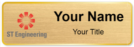 Custom name badges for ST Engineering