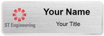Custom name badges for ST Engineering