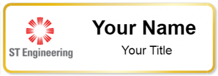 Custom name badges for ST Engineering