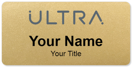 Custom name badges for Ultra Electronics