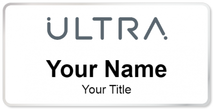 Custom name badges for Ultra Electronics