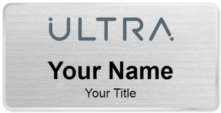 Custom name badges for Ultra Electronics