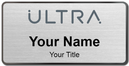 Custom name badges for Ultra Electronics