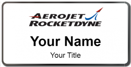 Custom name badges for Aerojet Rocketdyne