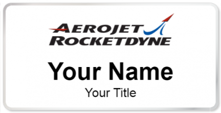 Custom name badges for Aerojet Rocketdyne
