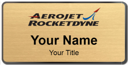 Custom name badges for Aerojet Rocketdyne
