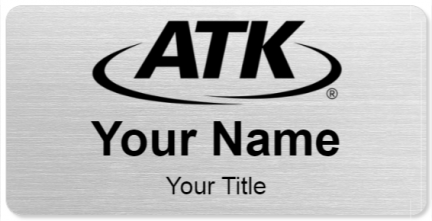 Custom name badges for Alliant Techsystems