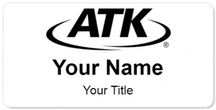 Custom name badges for Alliant Techsystems