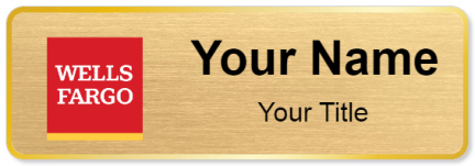 Custom name badges for Wells Fargo