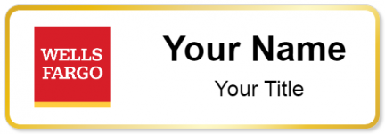 Custom name badges for Wells Fargo