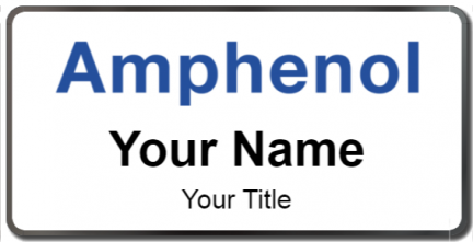 Custom name badges for Amphenol Corporation