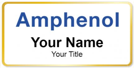 Custom name badges for Amphenol Corporation