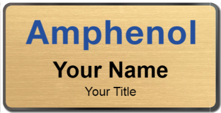 Custom name badges for Amphenol Corporation