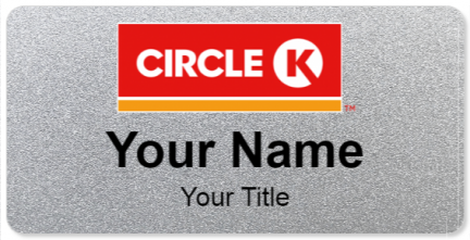 Custom name badges for Circle K 2016 Logo