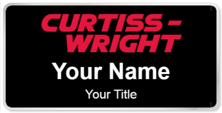 Custom name badges for Curtiss  Wright