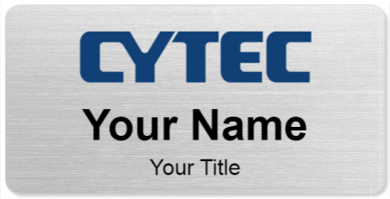 Custom name badges for Cytec Industries