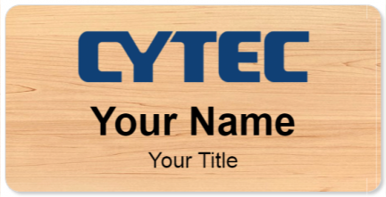 Custom name badges for Cytec Industries