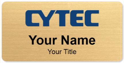 Custom name badges for Cytec Industries