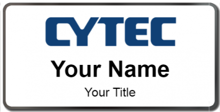 Custom name badges for Cytec Industries