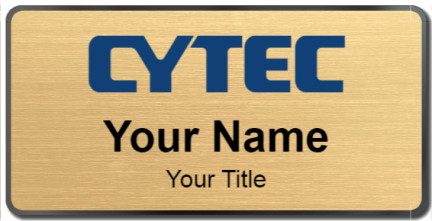 Custom name badges for Cytec Industries