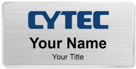 Custom name badges for Cytec Industries