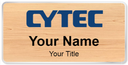 Custom name badges for Cytec Industries