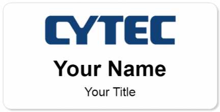 Custom name badges for Cytec Industries