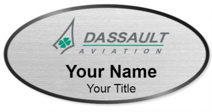Custom name badges for Dassault Aviation