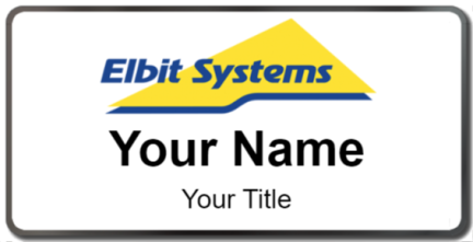 Custom name badges for Elbit Systems