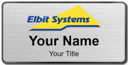 Custom name badges for Elbit Systems