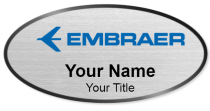 Custom name badges for Embraer