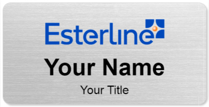 Custom name badges for Esterline