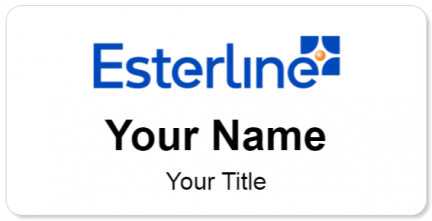 Custom name badges for Esterline