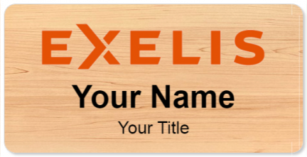 Custom name badges for Exelis